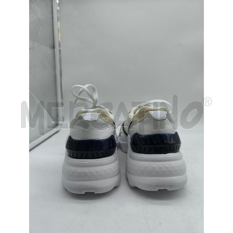 SCARPE DONNA PEPE JEANS BIANCHE BLU DORATE | Mercatino dell'Usato Mestre 5