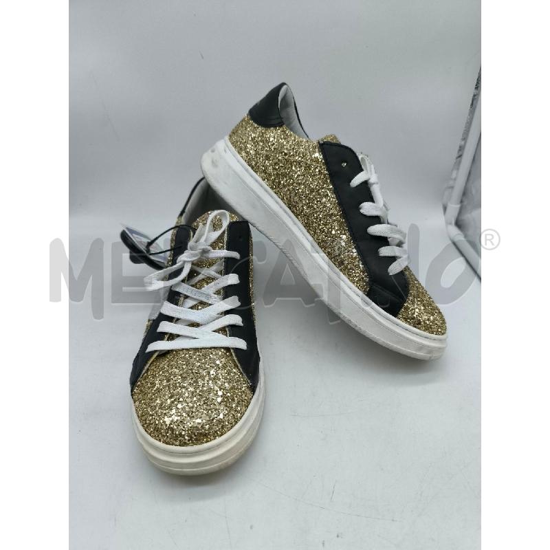SCARPE DONNA PHILIPPE MODEL BRILLANTINI DORATI | Mercatino dell'Usato Mestre 2