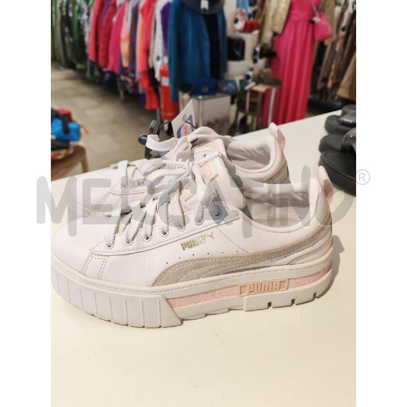 SCARPE DONNA PUMA BIANCHE E ROSA | Mercatino dell'Usato Mestre 2