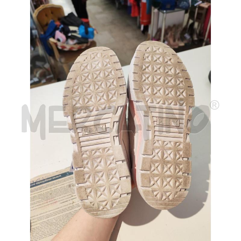 SCARPE DONNA PUMA BIANCHE E ROSA | Mercatino dell'Usato Mestre 4