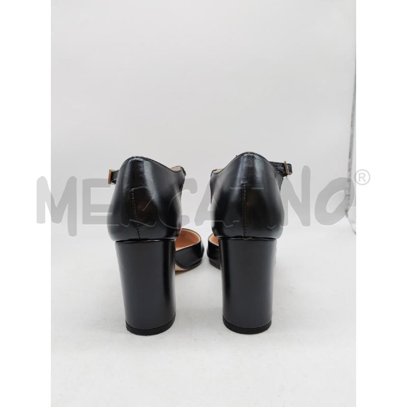 SCARPE DONNA THE FIRST NERE PELLE CINTURINO  | Mercatino dell'Usato Mestre 4