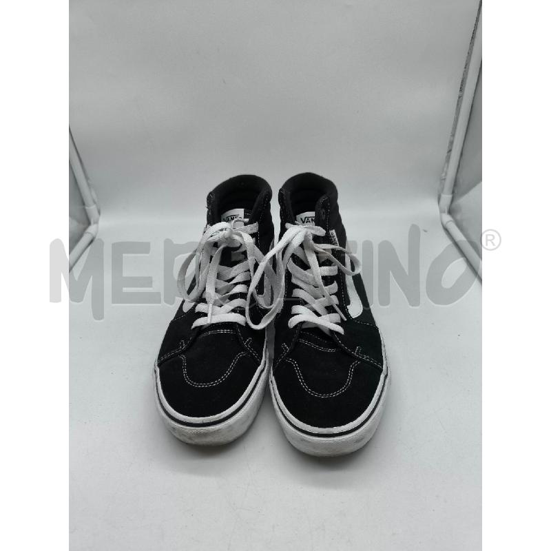 SCARPE DONNA VANS SK8 HI NERE BIANCHE  | Mercatino dell'Usato Mestre 4
