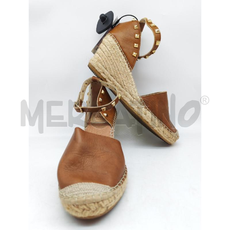 SCARPE DONNA VIDORETTA MARRONI PAGLIA SOTTO | Mercatino dell'Usato Mestre 1