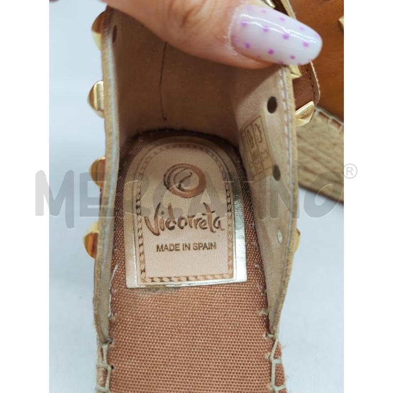 SCARPE DONNA VIDORETTA MARRONI PAGLIA SOTTO | Mercatino dell'Usato Mestre 4