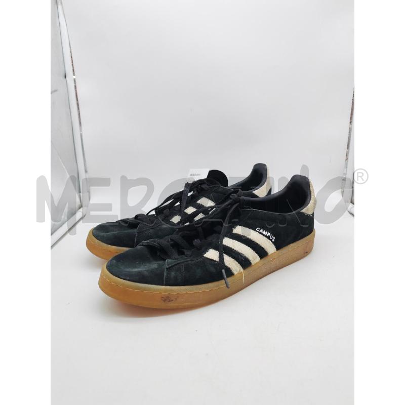 SCARPE UOMO ADIDAS CAMPUS NERE E CAVALLINO BIANCO | Mercatino dell'Usato Mestre 2
