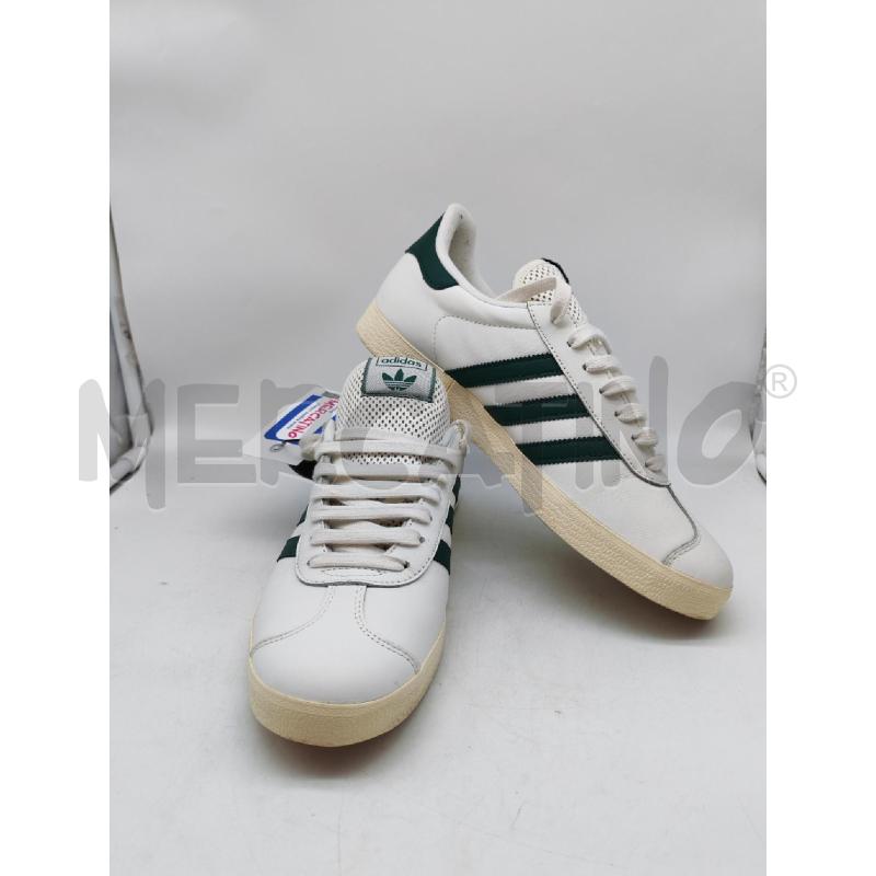 SCARPE UOMO ADIDAS GAZZELE BIANCHE E VERDI | Mercatino dell'Usato Mestre 1