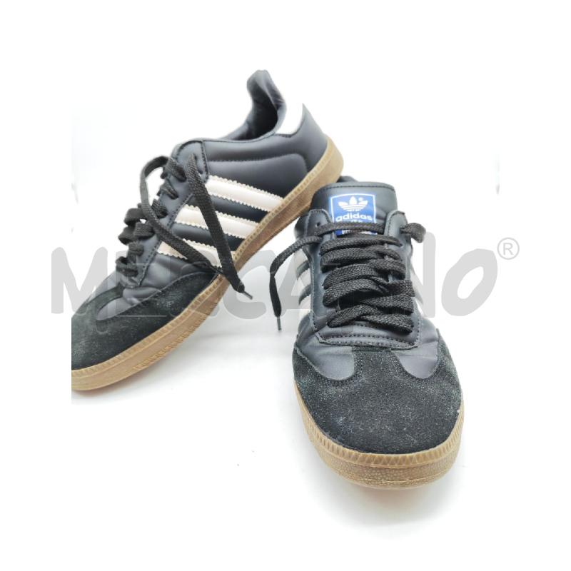 SCARPE UOMO ADIDAS SAMBA NERE SUOLA MARRONE  | Mercatino dell'Usato Mestre 1