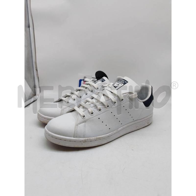 SCARPE UOMO ADIDAS STANSMITH BIANCHE E BLU | Mercatino dell'Usato Mestre 2