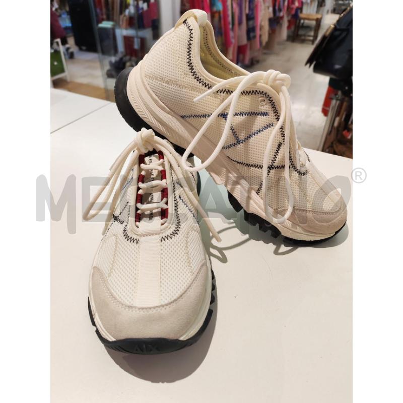 SCARPE UOMO ARMANI EXCHANGE BIANCHE | Mercatino dell'Usato Mestre 1