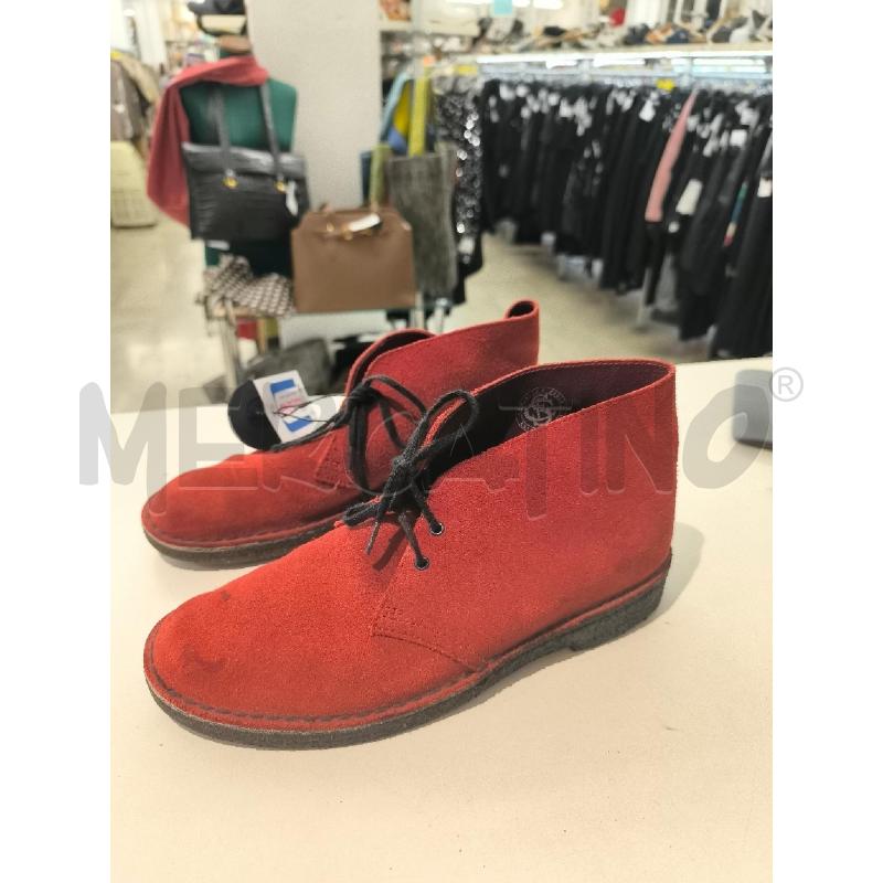 SCARPE UOMO CLARKS ROSSE  | Mercatino dell'Usato Mestre 2