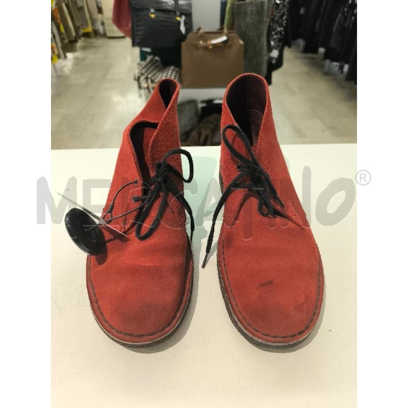 SCARPE UOMO CLARKS ROSSE  | Mercatino dell'Usato Mestre 4