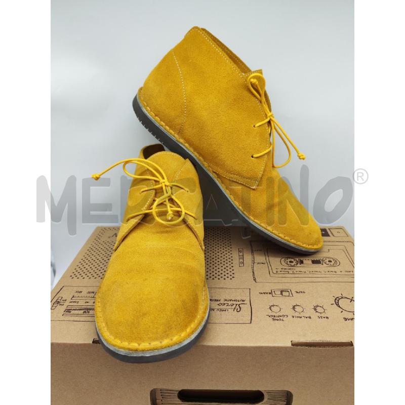 SCARPE UOMO LEREW SCAMOSCIATE GIALLO | Mercatino dell'Usato Mestre 1