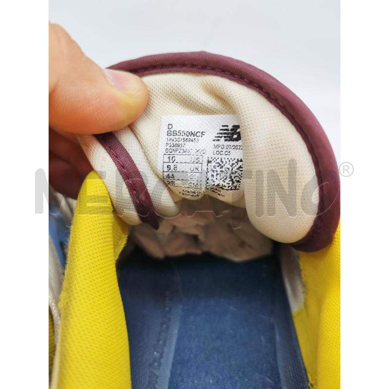 SCARPE UOMO NEW BALANCE 550 BIANCO GIALLO AZZURRO BLU  | Mercatino dell'Usato Mestre 4