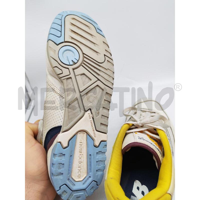 SCARPE UOMO NEW BALANCE 550 BIANCO GIALLO AZZURRO BLU  | Mercatino dell'Usato Mestre 5