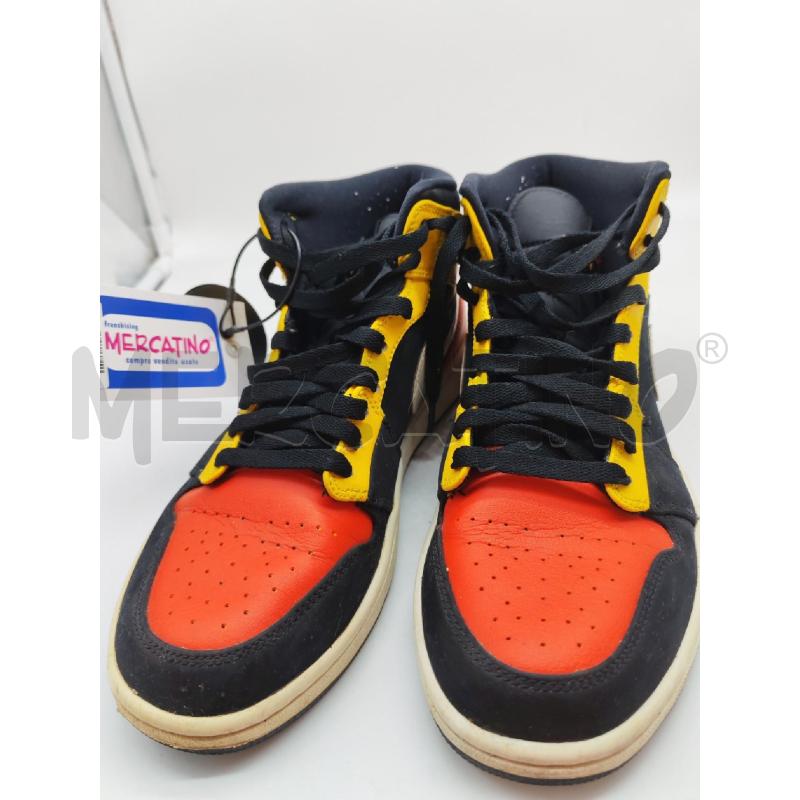 SCARPE UOMO NIKE AIR JORDAN NERE GIALLE ARANCIO  | Mercatino dell'Usato Mestre 2