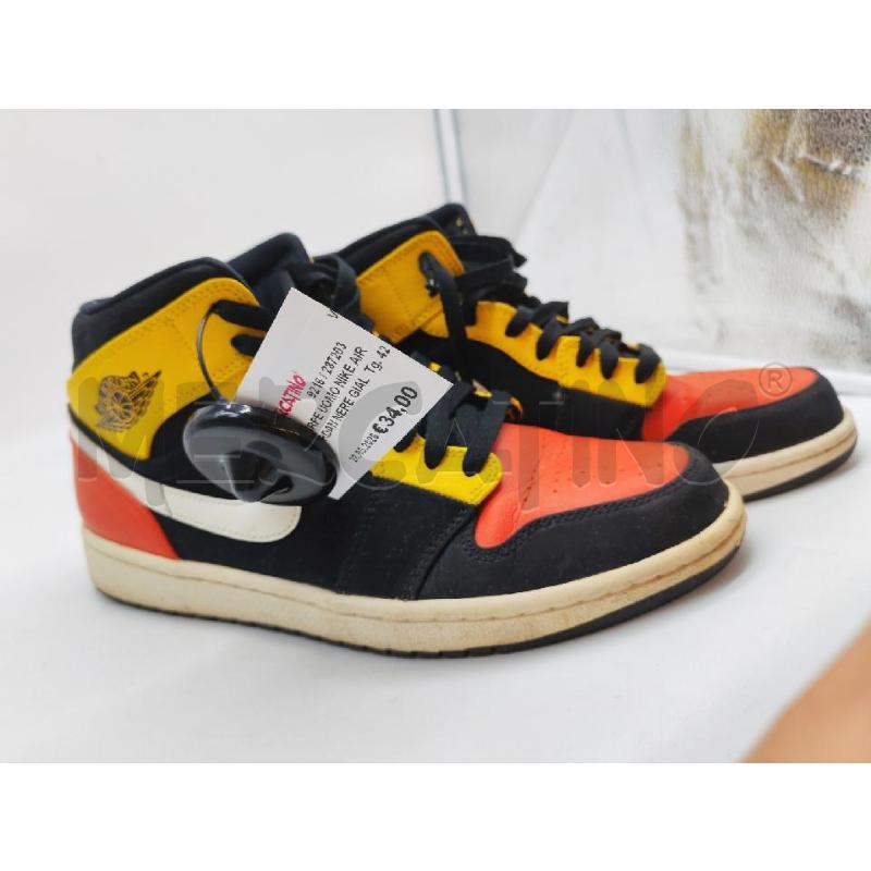 SCARPE UOMO NIKE AIR JORDAN NERE GIALLE ARANCIO  | Mercatino dell'Usato Mestre 4