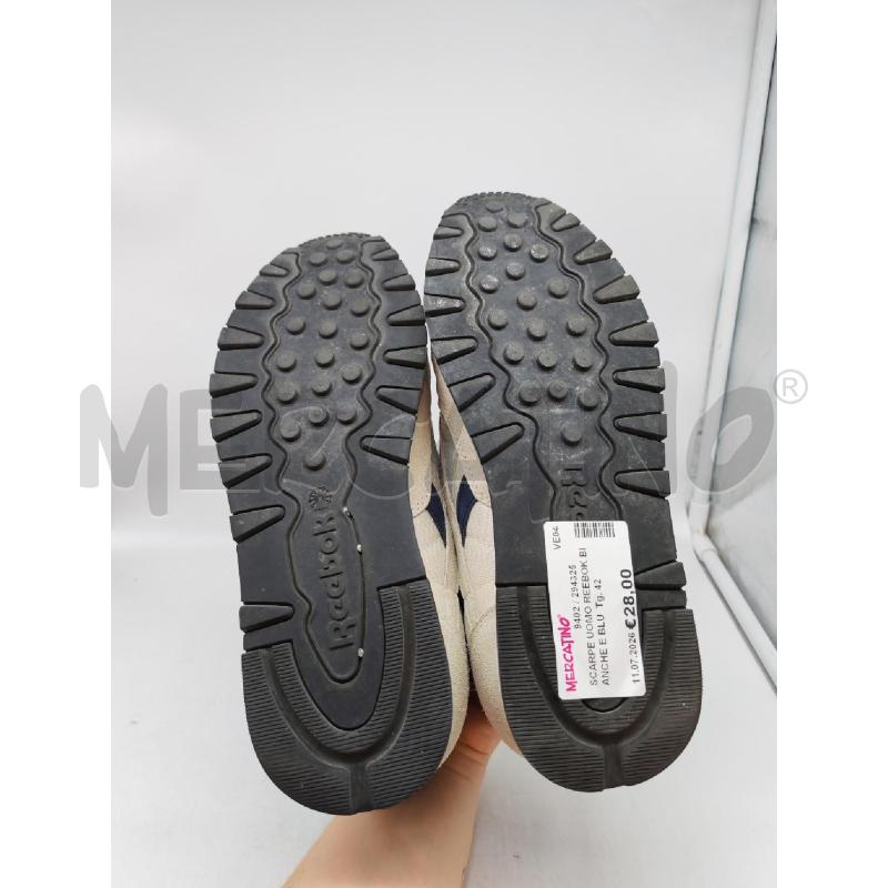SCARPE UOMO REEBOK BIANCHE E BLU | Mercatino dell'Usato Mestre 4
