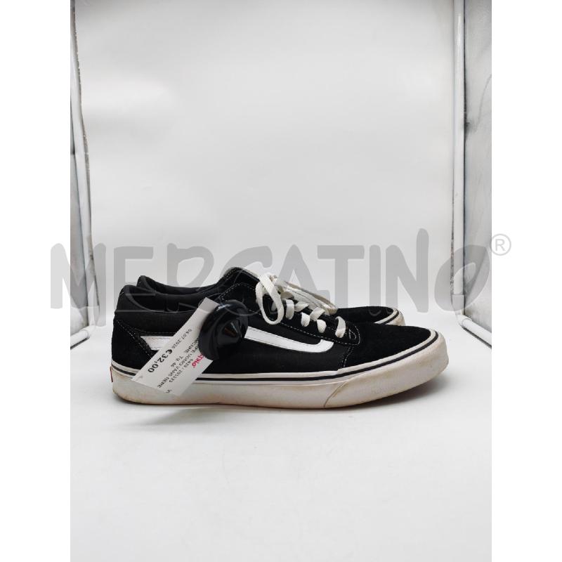 SCARPE UOMO VANS NERE BAICNHE  | Mercatino dell'Usato Mestre 4