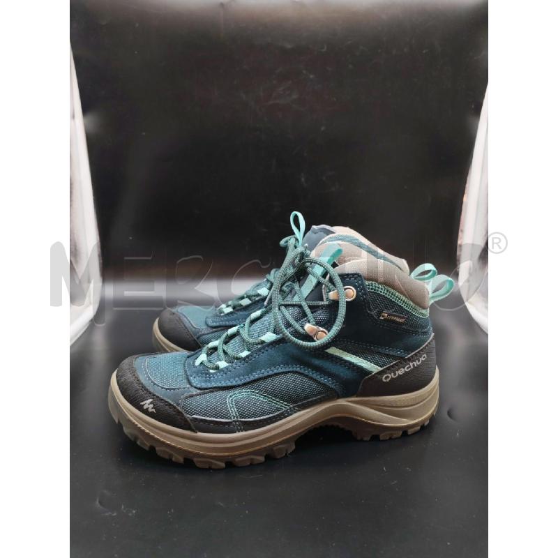 SCARPONI DONNA QUECHUA WATERPROOF AZZURRE | Mercatino dell'Usato Mestre 4