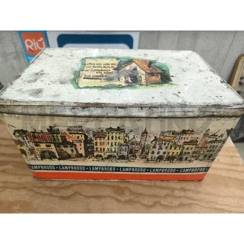SCATOLA LATTA LAMBRODO ANNI 50 | Mercatino dell'Usato Mestre 1