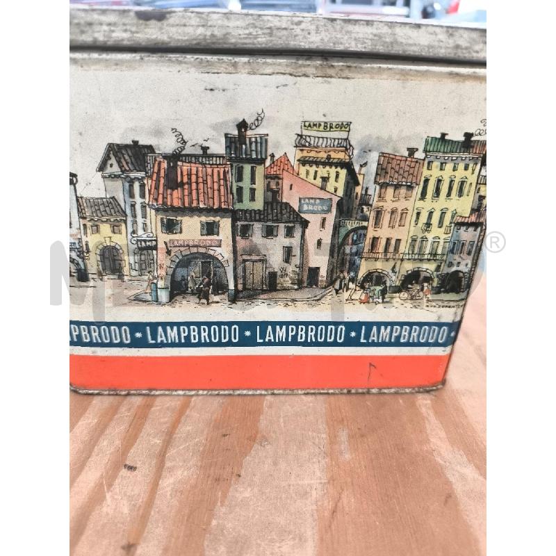 SCATOLA LATTA LAMBRODO ANNI 50 | Mercatino dell'Usato Mestre 3