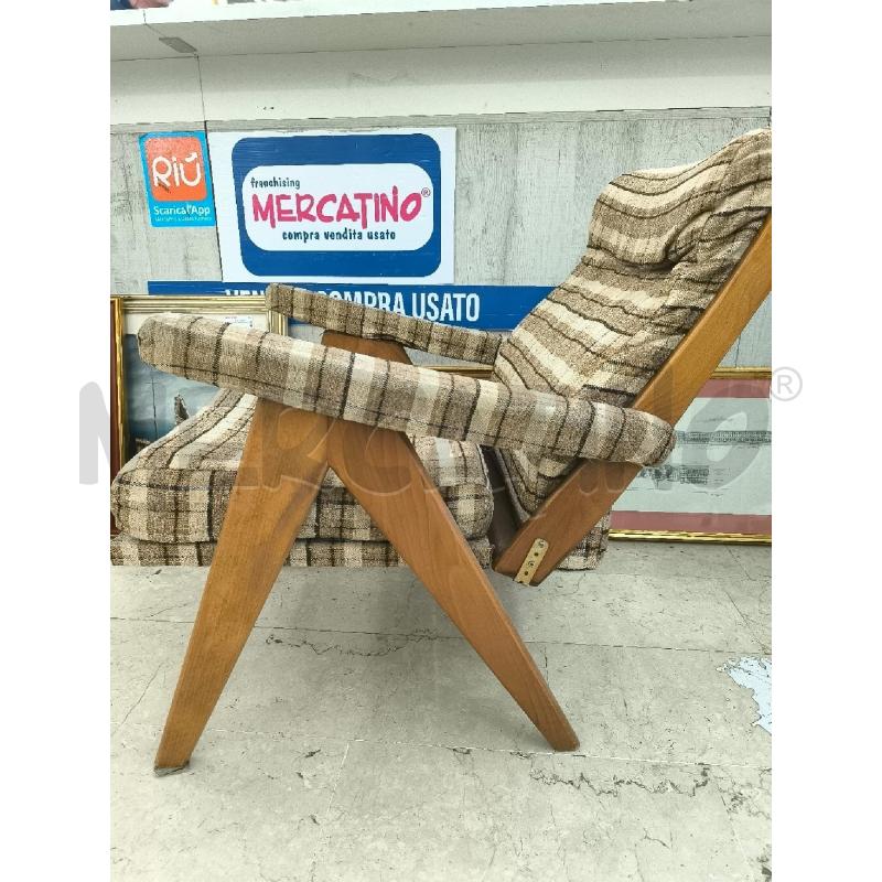SEDIA LEGNO SCHIENA RIBASSABILE | Mercatino dell'Usato Mestre 3