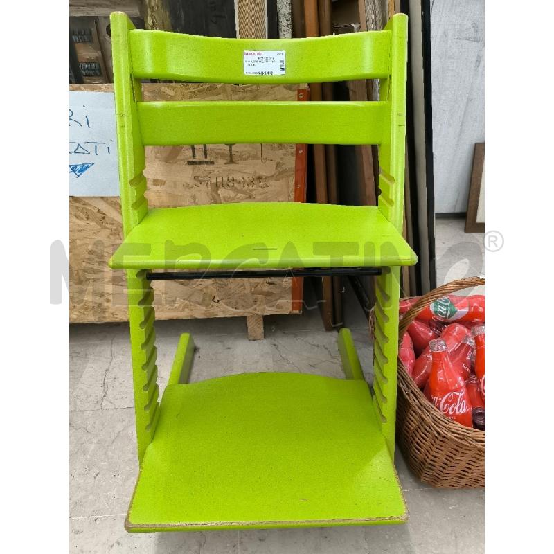 SEDIA STOKKE TRIP TRAP VERDE | Mercatino dell'Usato Mestre 1