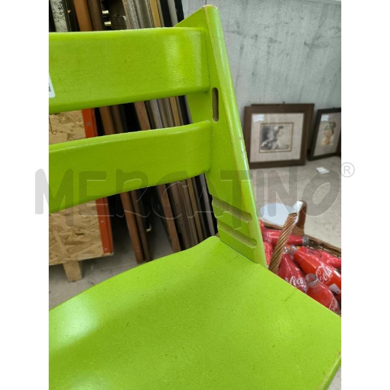 SEDIA STOKKE TRIP TRAP VERDE | Mercatino dell'Usato Mestre 2