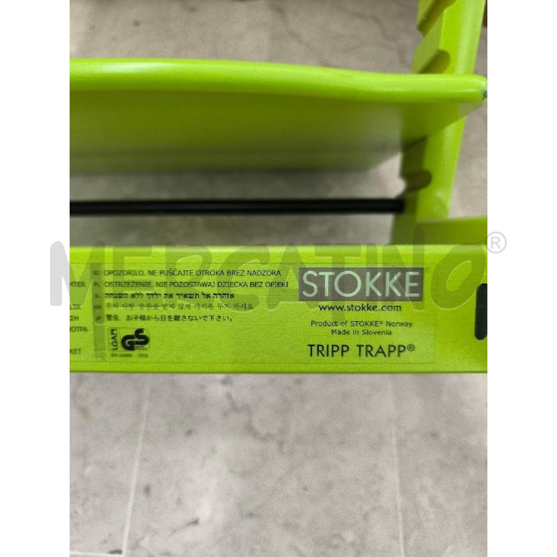 SEDIA STOKKE TRIP TRAP VERDE | Mercatino dell'Usato Mestre 4