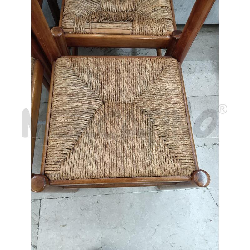 SEDIE PZ. 4 SEDUTA PAGLIA | Mercatino dell'Usato Mestre 2