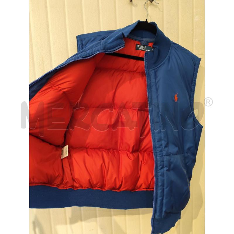 SMANICATO UOMO POLO RALPH LAUREN BLU E ROSSO | Mercatino dell'Usato Mestre 5