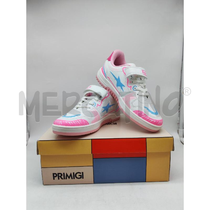 SNEAKERS BAMBINO PRIMIGI BIANCHE E ROSA | Mercatino dell'Usato Mestre 1