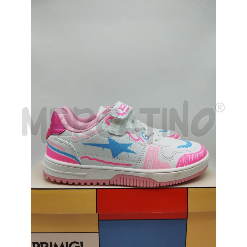 SNEAKERS BAMBINO PRIMIGI BIANCHE E ROSA | Mercatino dell'Usato Mestre 3