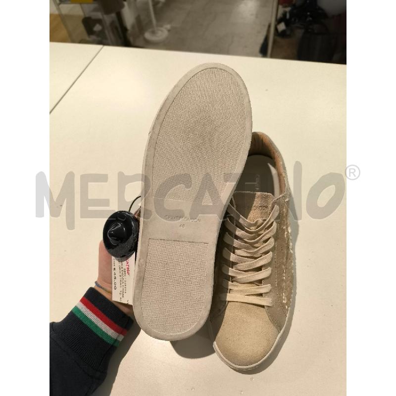 SNEAKERS DONNA CRIME LONDON ORO STRASS | Mercatino dell'Usato Mestre 5