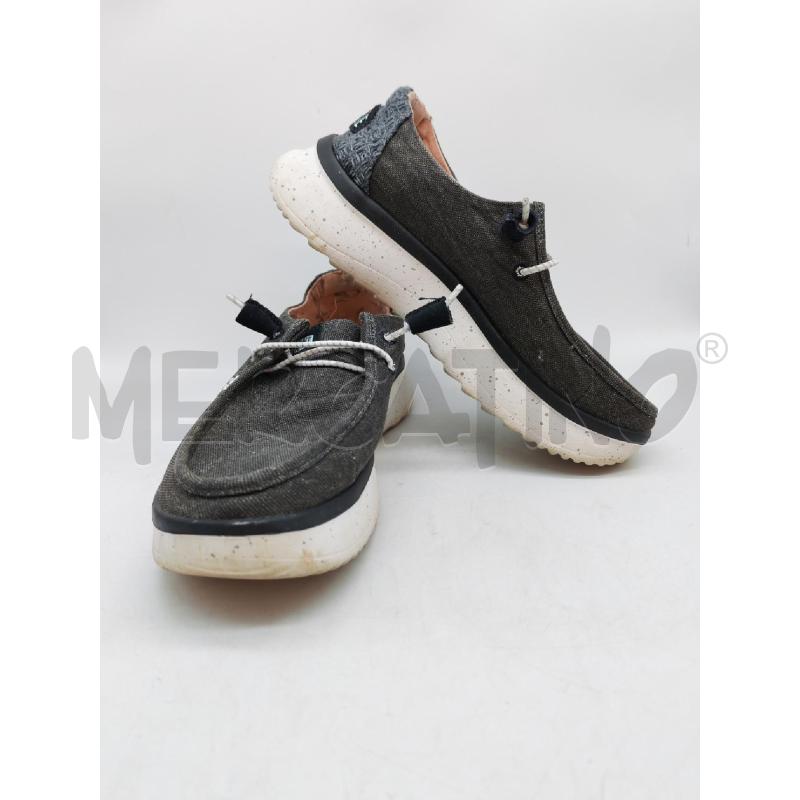 SNEAKERS DONNA HEY DUDE GRIGIO SUOLA BIANCA | Mercatino dell'Usato Mestre 1