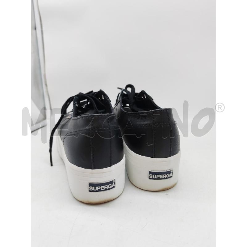 SNEAKERS DONNA NERE SUOLA BIANCA | Mercatino dell'Usato Mestre 4