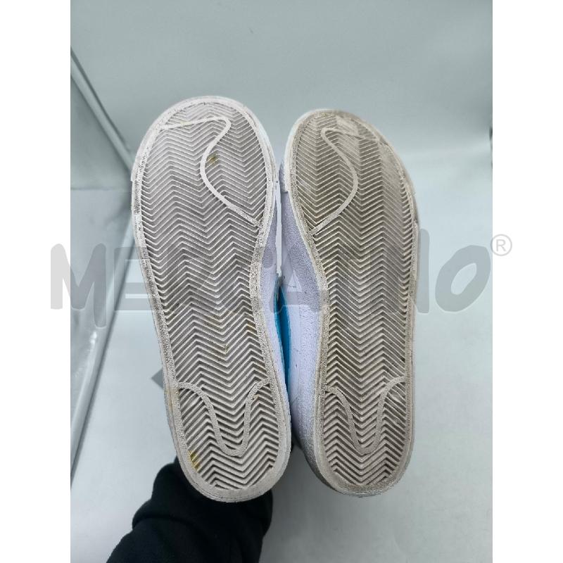 SNEAKERS DONNA NIKE ALTE BIANCHE DETTAGLI AZZURRI | Mercatino dell'Usato Mestre 4