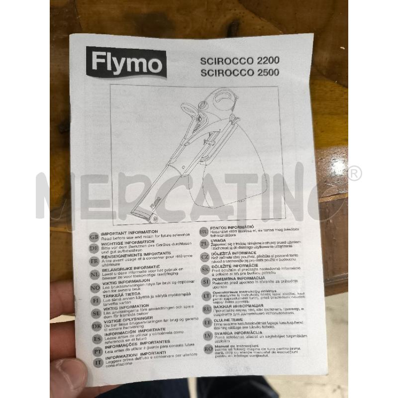 SOFFIATORE ELETTRICO FLYMO  | Mercatino dell'Usato Mestre 2