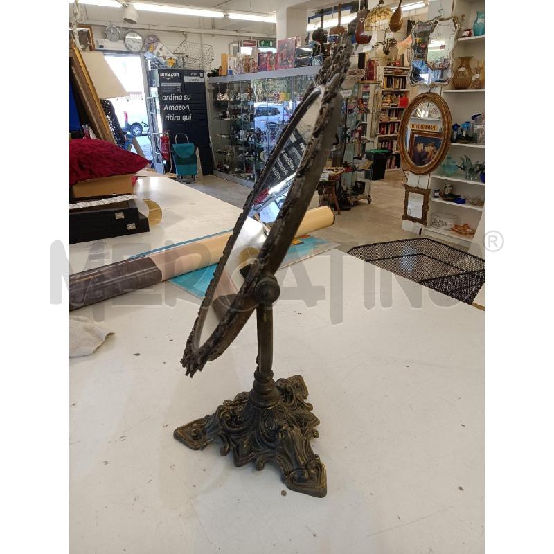 SPECCHIO OVALE OTTONE | Mercatino dell'Usato Mestre 3