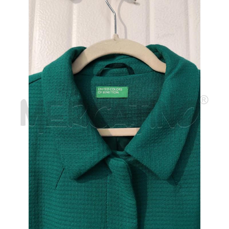 SPOLVERINO DONNA BENETTON VERDE | Mercatino dell'Usato Mestre 2