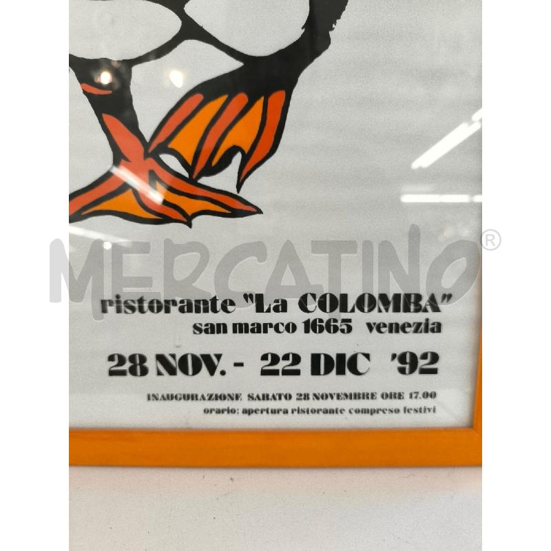 STAMPA CARLO PRETI RISTORANTE LA COLOMBA | Mercatino dell'Usato Mestre 2
