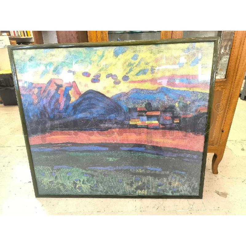STAMPA KANDINSKY CORNICE VERDE | Mercatino dell'Usato Mestre 1
