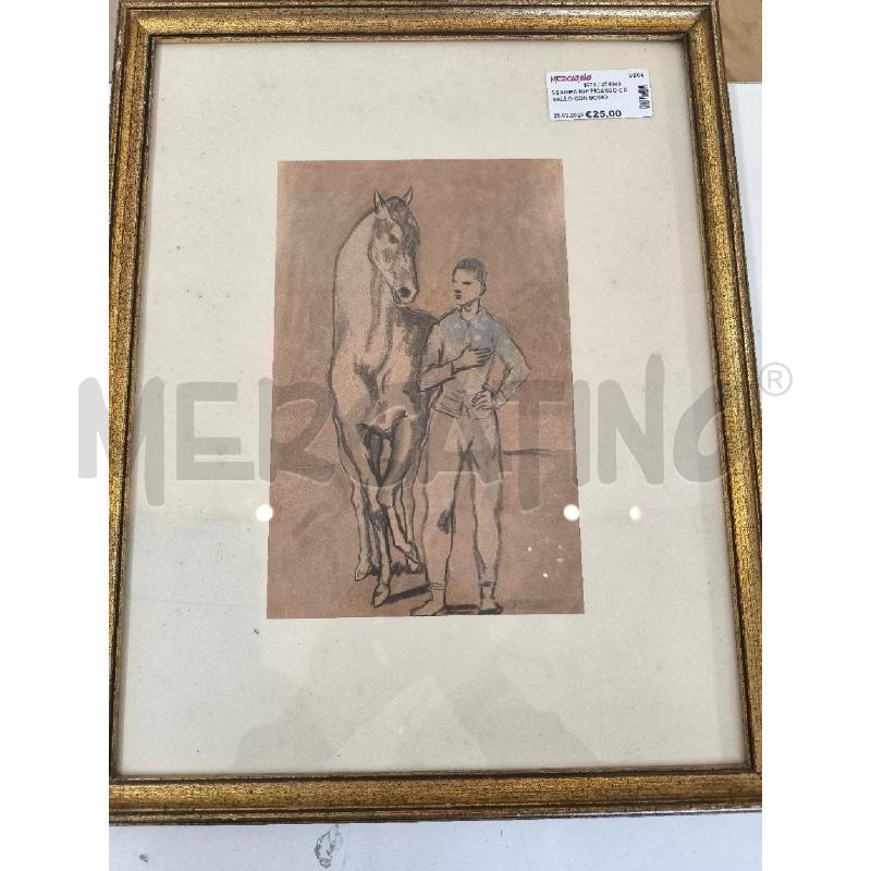 STAMPA RIP PICASSO CAVALLO CON UOMO | Mercatino dell'Usato Mestre 1