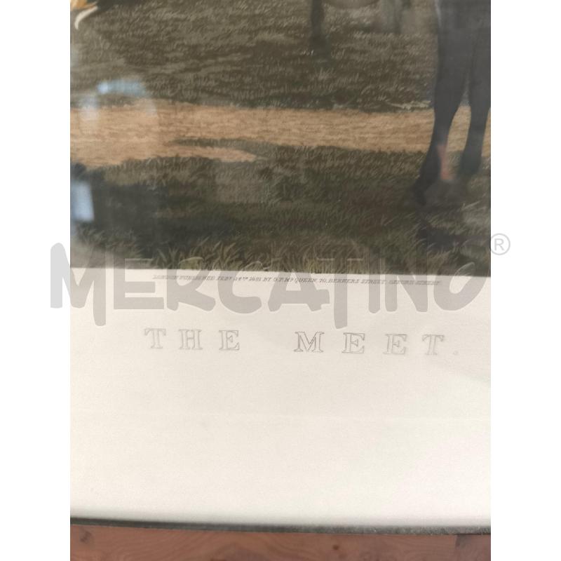 STAMPA SCENA DI  CACCIA INGLESE | Mercatino dell'Usato Mestre 2