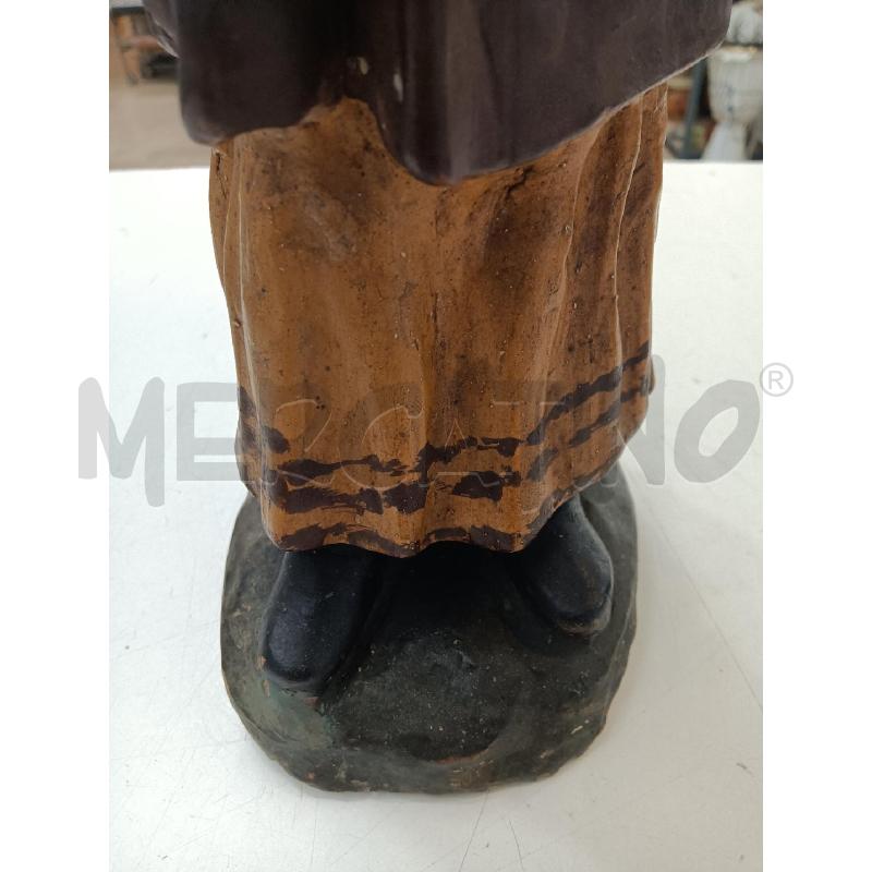 STATUA VECCHIA CON CESTO | Mercatino dell'Usato Mestre 4