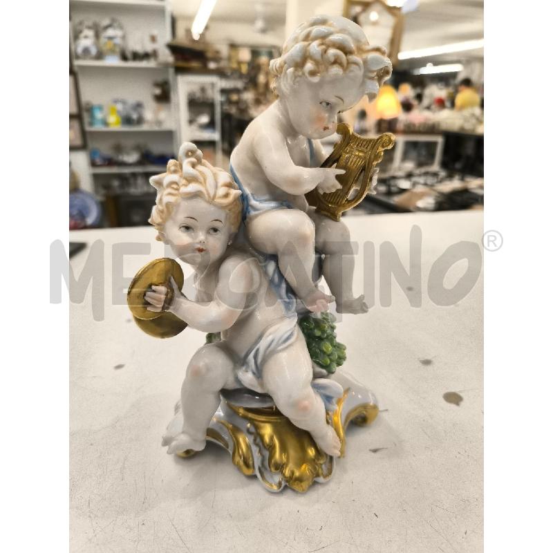 STATUINA COPPIA PUTTI PUCCI CAPODIMONTE | Mercatino dell'Usato Mestre 1