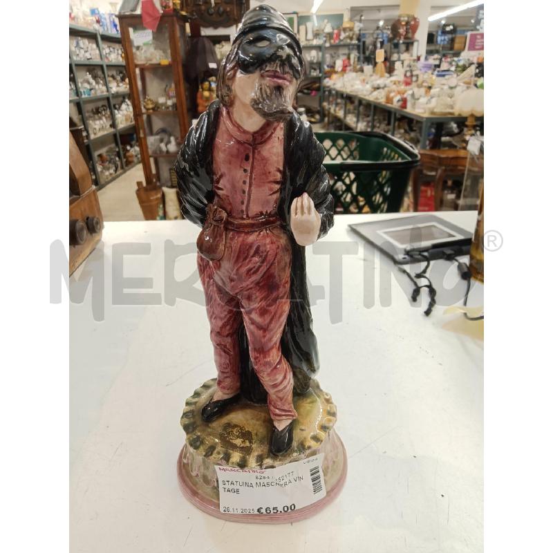 STATUINA MASCHERA VINTAGE | Mercatino dell'Usato Mestre 1