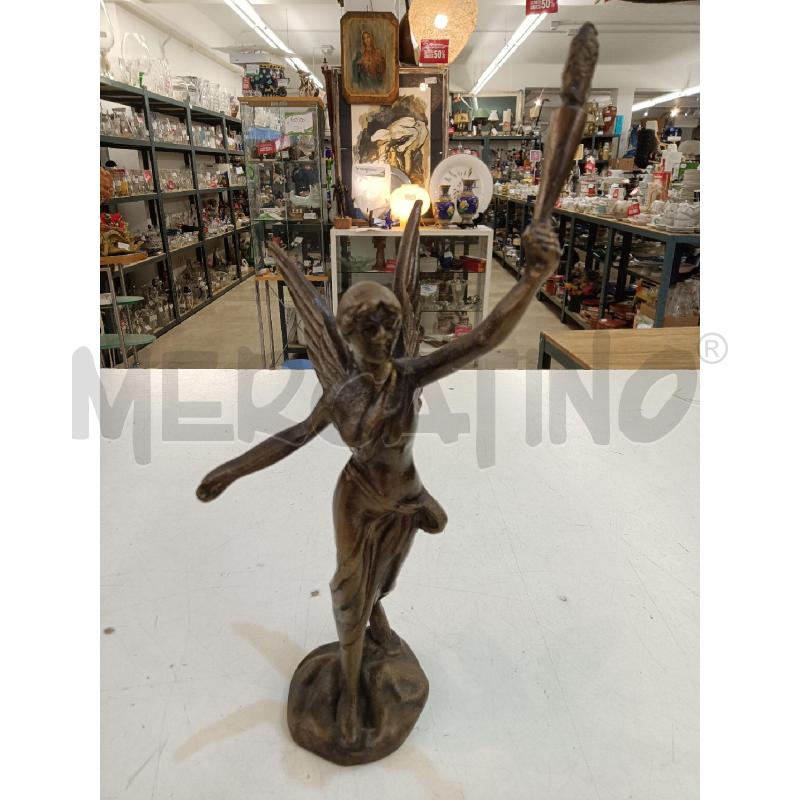 STATUINA VITTORIA ALATA IN BRONZO | Mercatino dell'Usato Mestre 1