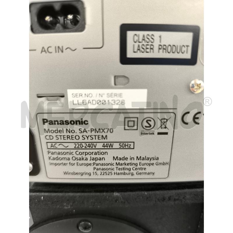 STEREO PANASONIC SA+CASSE | Mercatino dell'Usato Mestre 3