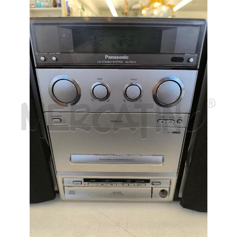 STEREO PANASONIC SA-PM15 | Mercatino dell'Usato Mestre 5